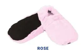 LOT 2 PAIRES DE  CHAUSSONS BOUILLOTTES ROSE