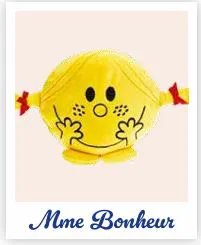LOT 2 PELUCHES BOUILLOTTES MME BONHEUR