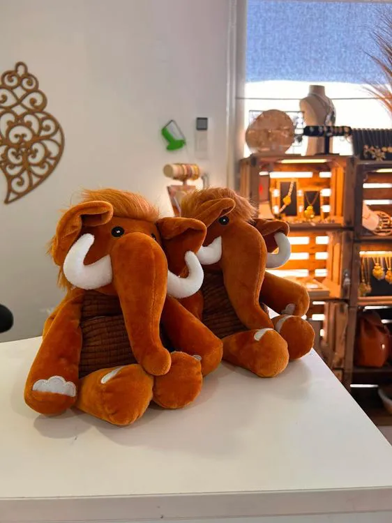 LOT 2 PELUCHES BOUILLOTTES MAMMOUTHS