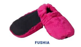 LOT 3 PAIRES DE CHAUSSONS BOUILLOTTES FUSHIA