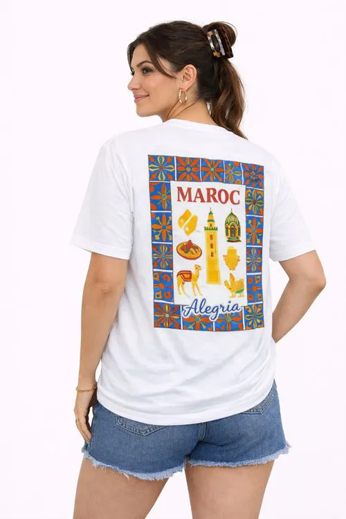 T SHIRT MAROC ALEGRIA COL ROND DU XS AU 3XL
