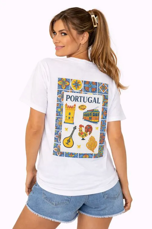 T SHIRT PORTUGAL ALEGRIA COL ROND DU XS AU 3XL