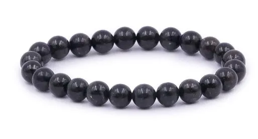 BRACELET AMPHIBOLE A BOULE 8MM