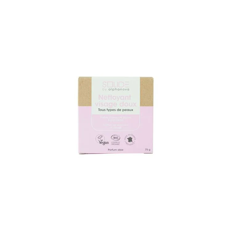 NETTOYANT VISAGE DOUX SOLIDE BIO 75G