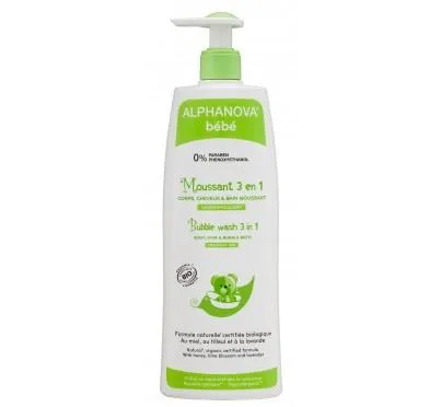 GEL NETTOYANT ENFANT 500ML MOUSSANT 3 EN 1