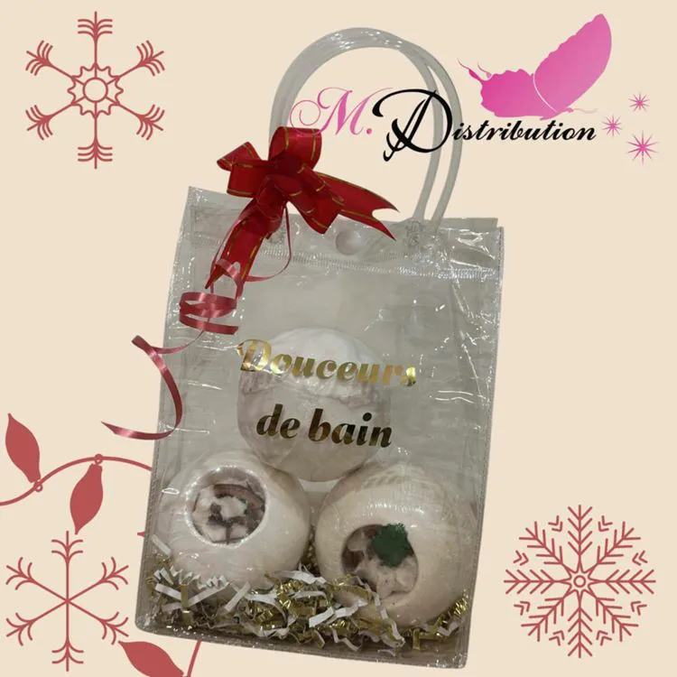 DOUCEURS DE BAIN (3 BOMBES DE BAIN NOEL)