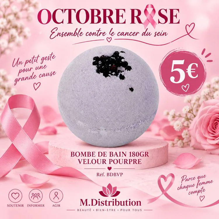 BOMBE DE BAIN 180GR VELOUR POURPRE
