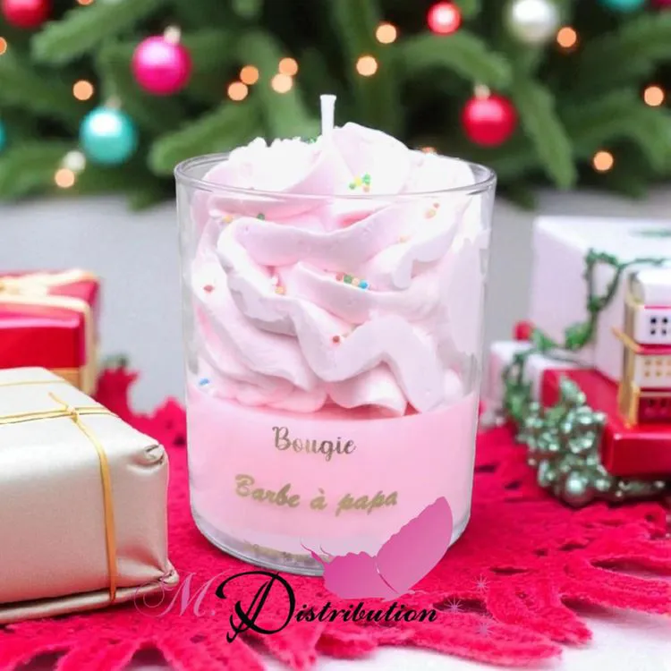 BOUGIE PATISSIERE BARBE A PAPA 165G