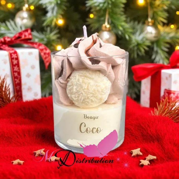BOUGIE PATISSIERE COCO GOURMANDE 170G