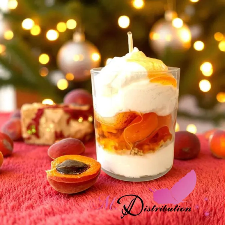 BOUGIE TIRAMISU ABRICOT 160G
