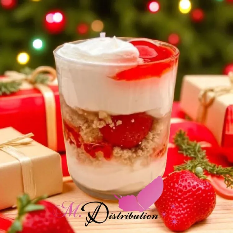 BOUGIE TIRAMISU FRAISE 160G