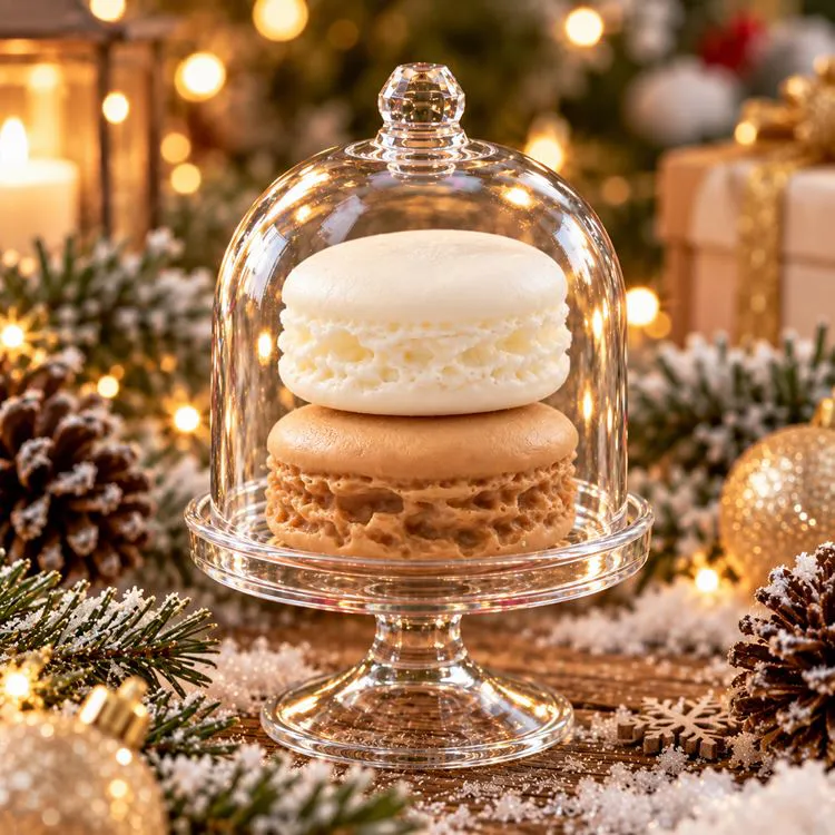 MACARONS SAVONS COCO ET CARAMEL LATTE SOUS CLOCHE