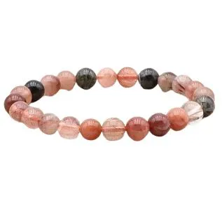 BRACELET CRISTAL DE ROCHE RUTILE MULTI A  8MM