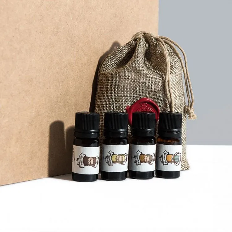 PACK DECOUVERTE DE 4 HUILES POUR BARBE