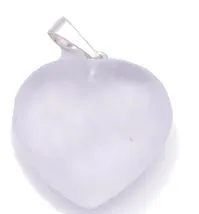 PENDENTIF CRISTAL DE ROCHE COEUR 20MM 