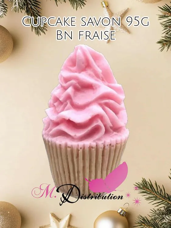 CUPCAKE SAVON 95G BN FRAISE