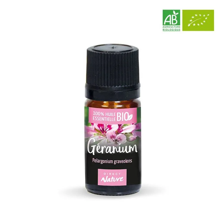 HE 5ML GERANIUM ROSAT  D'ORIGINE BIOLOGIQUE