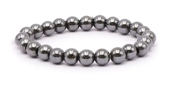BRACELET HEMATITE AB  8MM