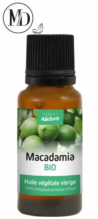 FLACON 10ML HUILE DE MACADAMIA BIO