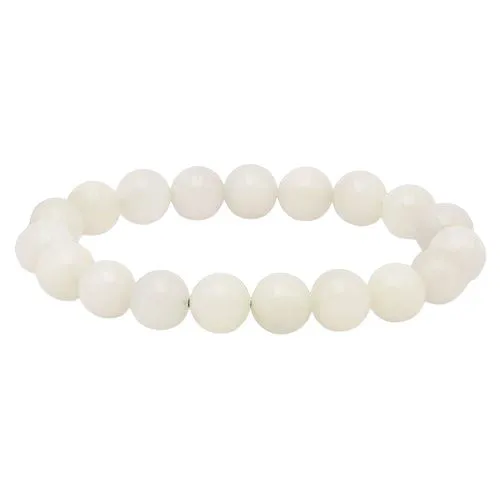 BRACELET JADE DE CHINE A BOULE  8MM