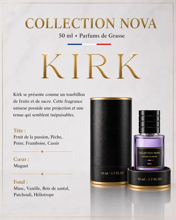 KIRK PARFUM 50 ML MIXTE COLLECTION NOVA