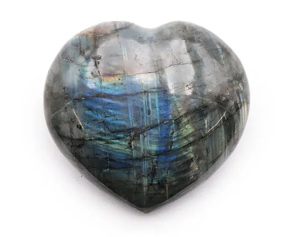 GALET COEUR LABRADORITE A+