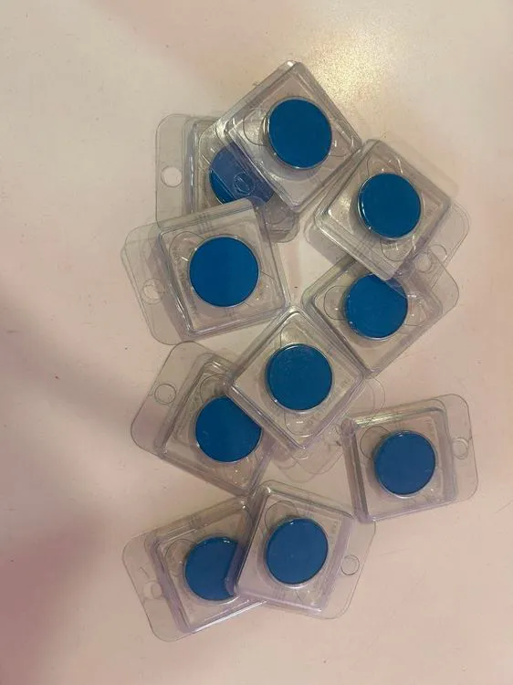10 X FARD A PAUPIERES MAT PRO BLEU CLAIR 3ML