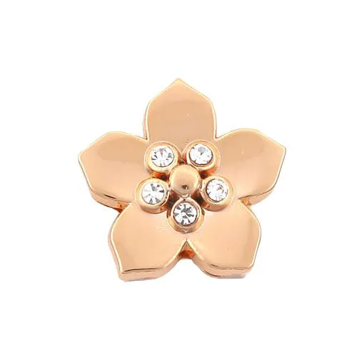 CHARM PLAT EVASION FLEUR GOLD