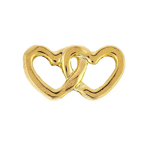 CHARM PLAT EVASION COEUR DOUBLE GOLD