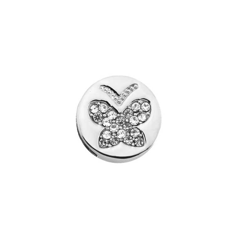 CHARM PLAT EVASION PAPILLON SILVER