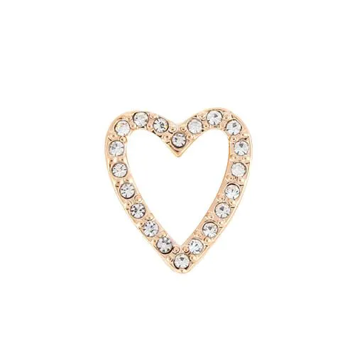 CHARM PLAT EVASION COEUR ROSE