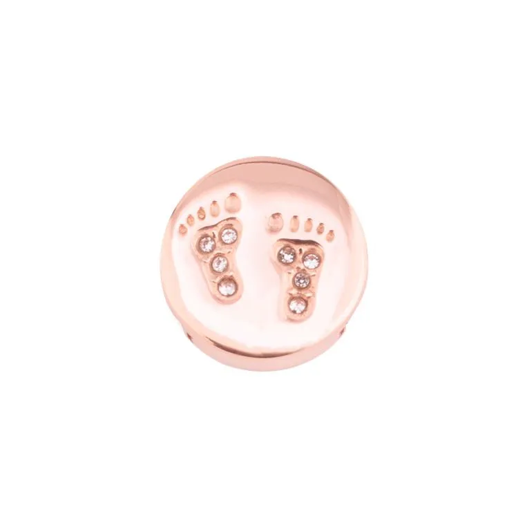 CHARM PLAT EVASION PIEDS ROSE