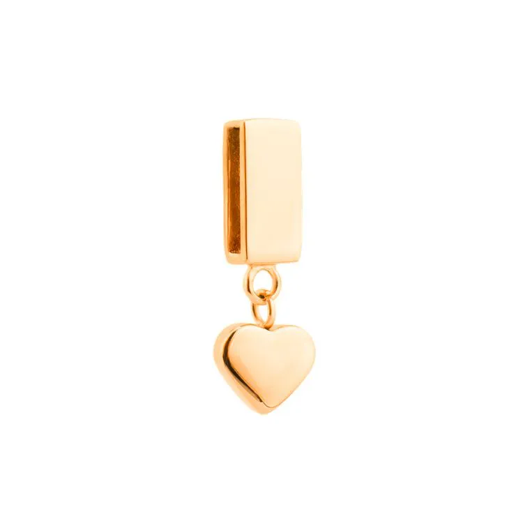 PENDENTIF PLAT EVASION COEUR GOLD
