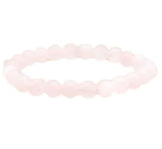 BRACELET CALCITE ROSE AA+  BOULE  8MM
