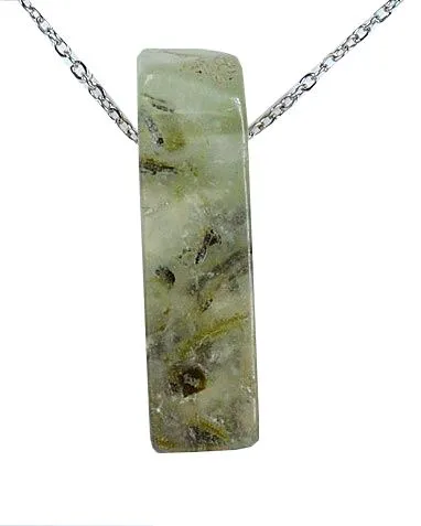 COLLIER PENDENTIF AGATE MOUSSE