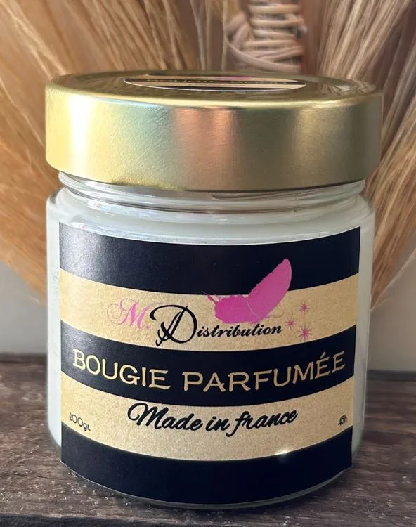 BOUGIE BIJOU PARFUMEE NOUGAT CANNELLE 45H 