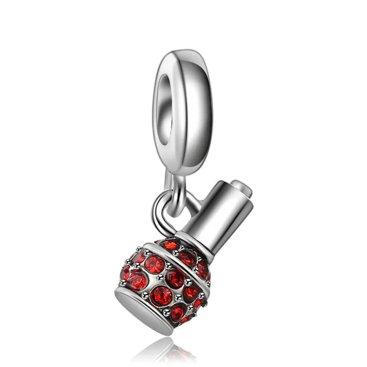 PENDENTIF VERNIS ROUGE