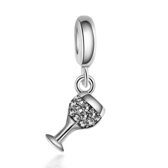 PENDENTIF COCKTAIL BLANC