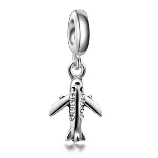 PENDENTIF AVION BLANC