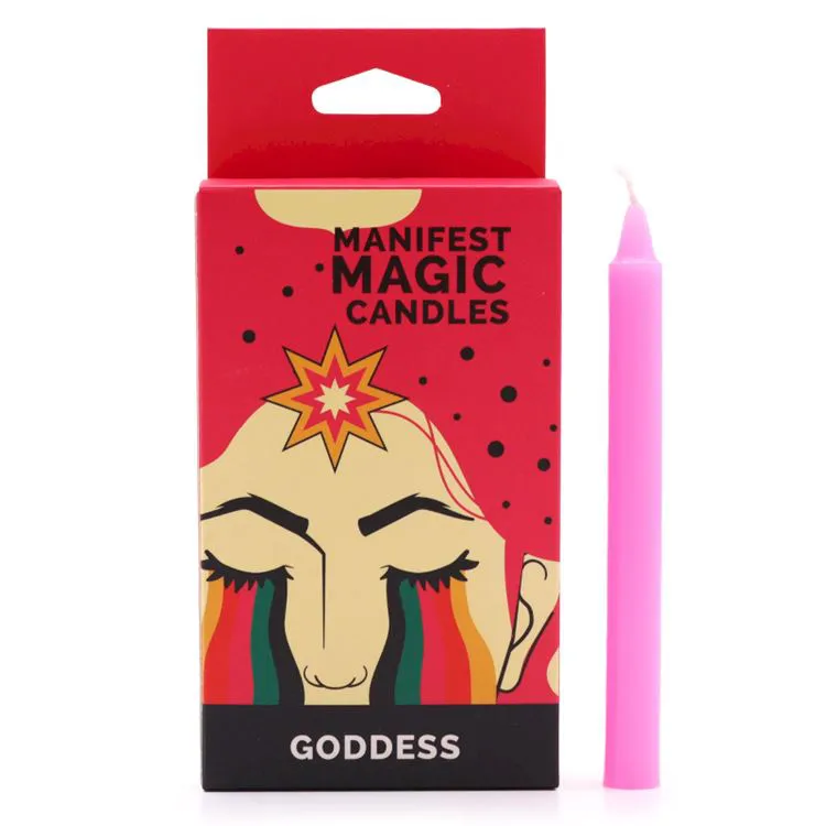 Bougies Magiques &Eacute;sot&eacute;riques (pack de 12) - Rose