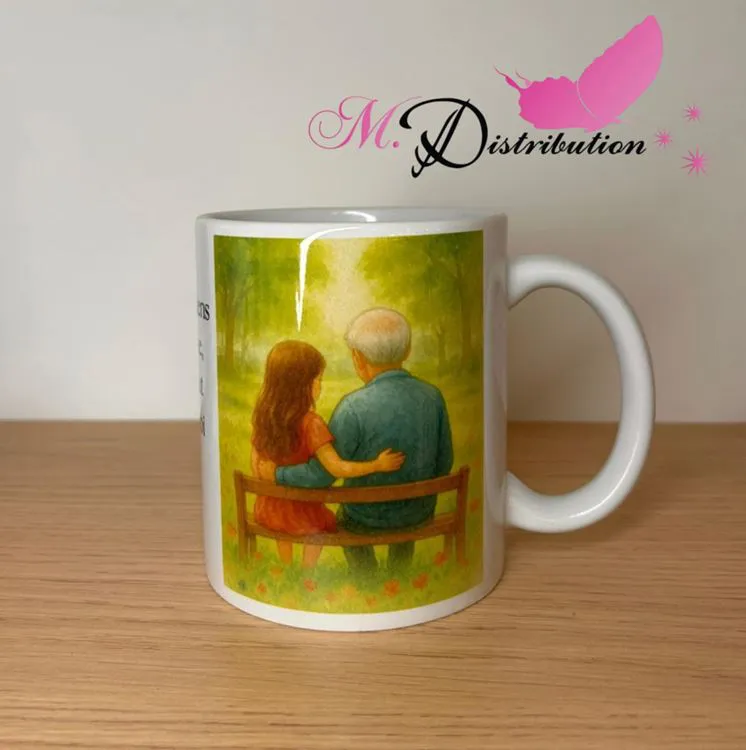 MUG BONNE FETE PAPY  (FILLE)