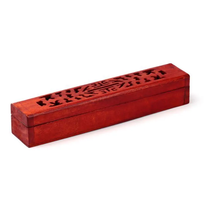 PORTE ENCENS  EN  BOIS DE MANGUIER SCULPTE