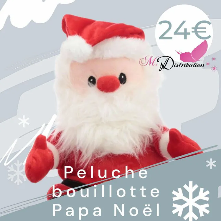 PELUCHE BOUILLOTTE PAPA NOEL DEHOUSSABLE