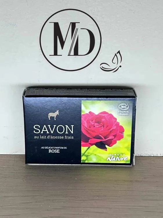 SAVON AU LAIT D'ANESSE A LA ROSE 25G
