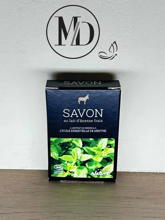 SAVON AU LAIT D'ANESSE MENTHE GINSENG 25G