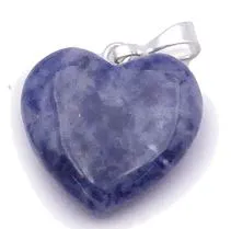 PENDENTIF SODALITE COEUR 15MM 