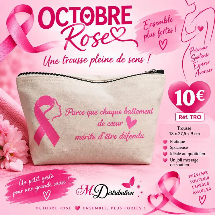 TROUSSE M.D PERSONNALISEE OCTOBRE ROSE
