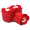 BOITE COEUR FLEUR DE SAVON ROUGE X3 3