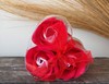 BOITE COEUR FLEUR DE SAVON ROUGE X3 1