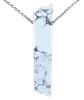 COLLIER PENDENTIF HOWLITE BLANCHE 1